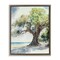 Stupell Industries Watercolor Tree on Shore Floater Framed Canvas Wall Art Design by Svetlana Aleynikova